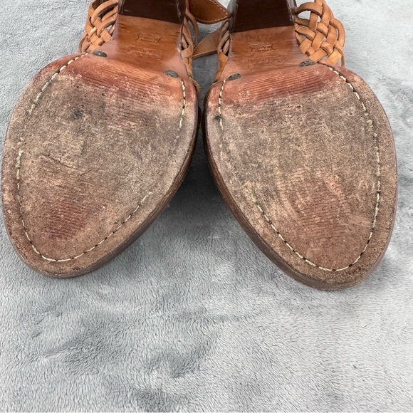 Frye Joy Huarache Sling Back Platform Heels Size 8 - Picture 9 of 13